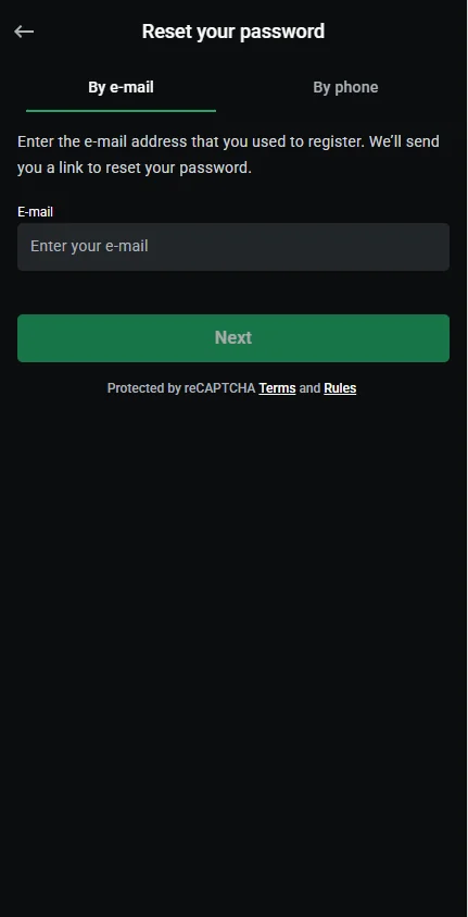 Reset Your LEON Casino Password